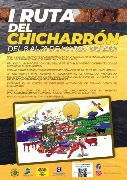 Cartel anunciador de la Ruta del Chicharrón Cartel anunciador de la Ruta del Chicharrón