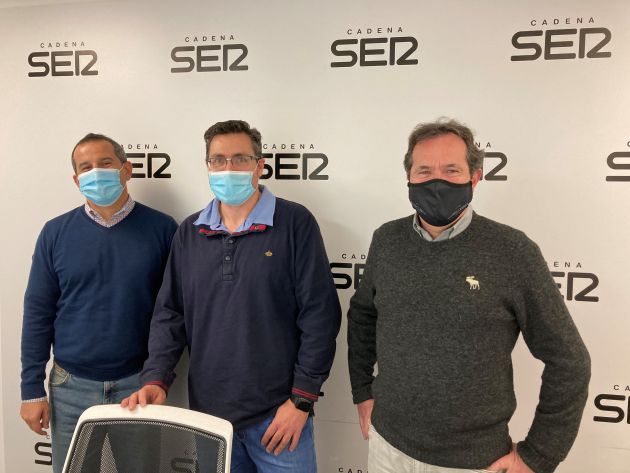 De derecha a izquierda: José Manuel Albentosa, Javier Cruz y Carlos Arcaya De derecha a izquierda: José Manuel Albentosa, Javier Cruz y Carlos Arcaya