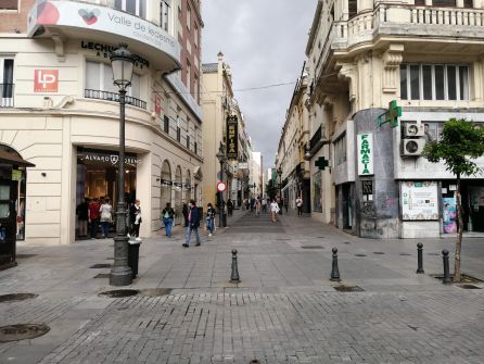 Calle Gondomar de Córdoba en un día de pandemia Calle Gondomar de Córdoba en un día de pandemia