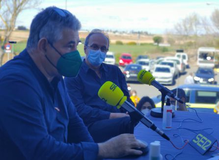 José Barrero paciente que superó el Covid y Diego Mora médico intensivista de la UCI José Barrero paciente que superó el Covid y Diego Mora médico intensivista de la UCI