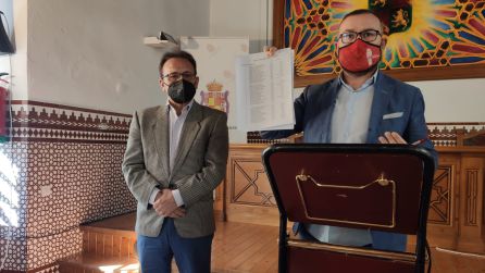 Los ediles jiennenses Miguel Castro y Carlos Alberca Los ediles jiennenses Miguel Castro y Carlos Alberca