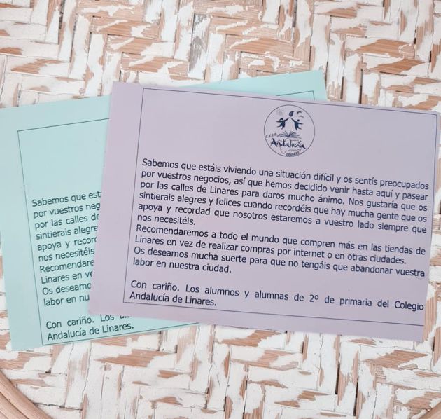 Cartas al comercio local del alumnado del CEIP Andalucía. Cartas al comercio local del alumnado del CEIP Andalucía.
