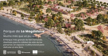 Infografía con vista aérea del aspecot que tendrá el parque Infografía con vista aérea del aspecot que tendrá el parque