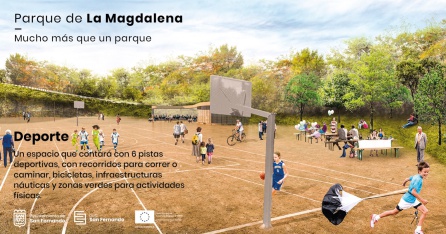 El ámbito deportivo del parque El ámbito deportivo del parque
