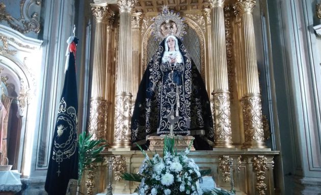 Nuestra Señora de la Soledad del Puente en su altar de la iglesia de la Virgen de la Luz de Cuenca. Nuestra Señora de la Soledad del Puente en su altar de la iglesia de la Virgen de la Luz de Cuenca.
