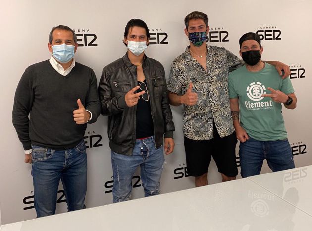 De derecha a izquierda: Miguel Angel López 'BigMike', Levop`, Christian Meyer y Carlos Arcaya De derecha a izquierda: Miguel Angel López 'BigMike', Levop`, Christian Meyer y Carlos Arcaya