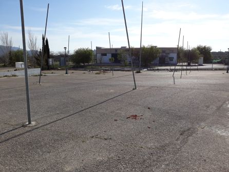 Otra vista del Auditorio del Complejo Polideportivo Palomares de Jódar Otra vista del Auditorio del Complejo Polideportivo Palomares de Jódar