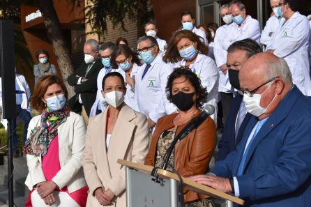 Visita del Consejero de Salud y Familias a Linares Visita del Consejero de Salud y Familias a Linares