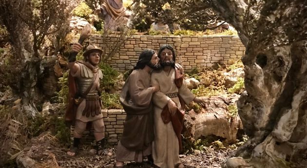 Escena del beso de Judas. Escena del beso de Judas.