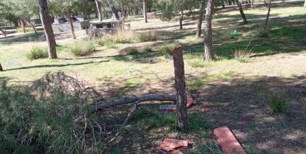 Actos vandálicos en el paraje de San Isidro Actos vandálicos en el paraje de San Isidro