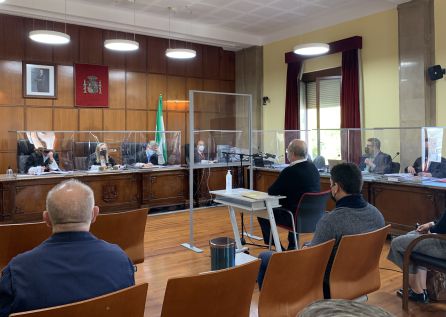 José Merino durante su declaración en el juicio. José Merino durante su declaración en el juicio.