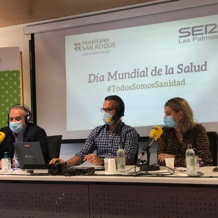 Hospitales San Roque y Cadena SER analizan un año de gestión sanitaria por el Día Mundial de la Salud Hospitales San Roque y Cadena SER analizan un año de gestión sanitaria por el Día Mundial de la Salud