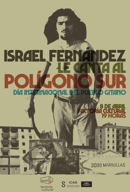 Cartel del concierto de Israél Fernández en el Polígono Sur Cartel del concierto de Israél Fernández en el Polígono Sur