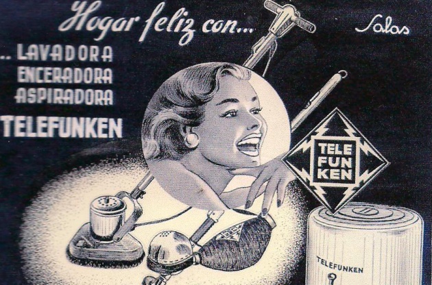 Dibujo a plumilla que realizaba el padre de Paloma Salas, impulsor de la agencia de publicidad, para anunciar electrodomésticos Dibujo a plumilla que realizaba el padre de Paloma Salas, impulsor de la agencia de publicidad, para anunciar electrodomésticos