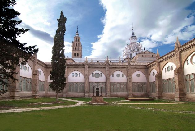 El claustro de la catedral de Tarazona El claustro de la catedral de Tarazona