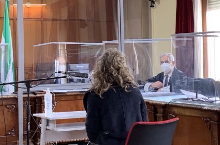 Rosa Cárdenas contesta a las declaraciones del Fiscal, Carlos Rueda, durante su declaración como testigo. Rosa Cárdenas contesta a las declaraciones del Fiscal, Carlos Rueda, durante su declaración como testigo.