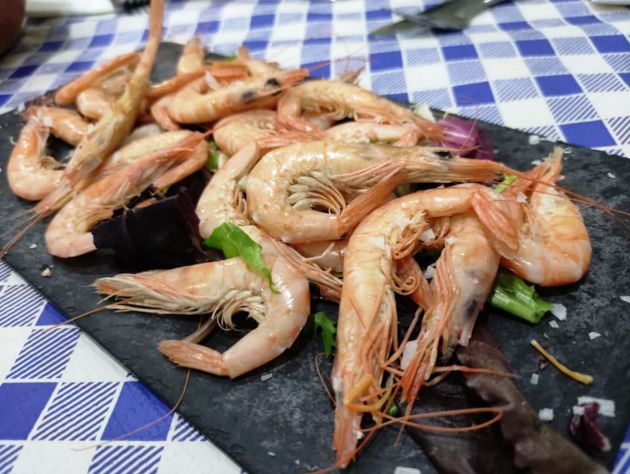 Gambas blancas de Huelva cocidas Gambas blancas de Huelva cocidas