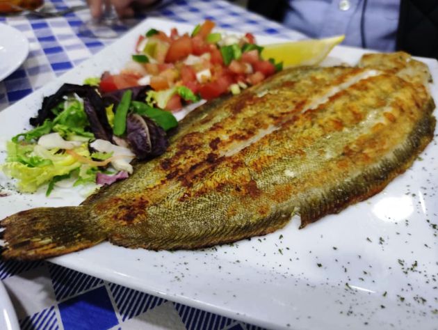Lenguado de estero a la plancha Lenguado de estero a la plancha