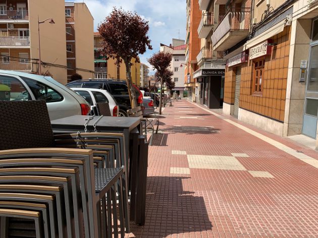 Terraza recogida en Calle Virgen de la Soledad Terraza recogida en Calle Virgen de la Soledad