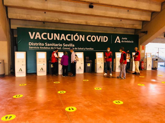 Zona de acceso con los dispositivos turno SAS Zona de acceso con los dispositivos turno SAS