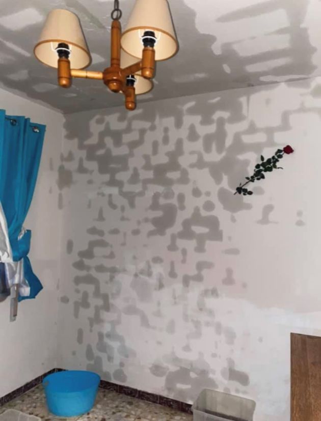 Pared y techo de una vivienda de El Casar Pared y techo de una vivienda de El Casar