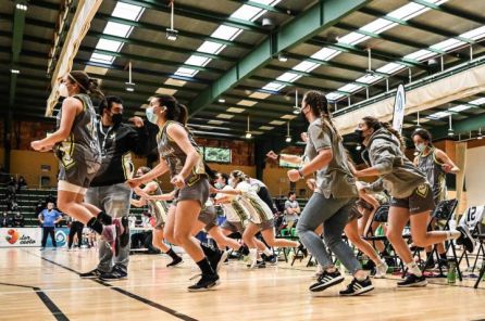 Las jugadoras del DKV Jerez durante un partido Las jugadoras del DKV Jerez durante un partido