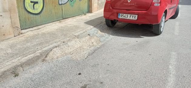 Estado de una rampa de garaje Estado de una rampa de garaje