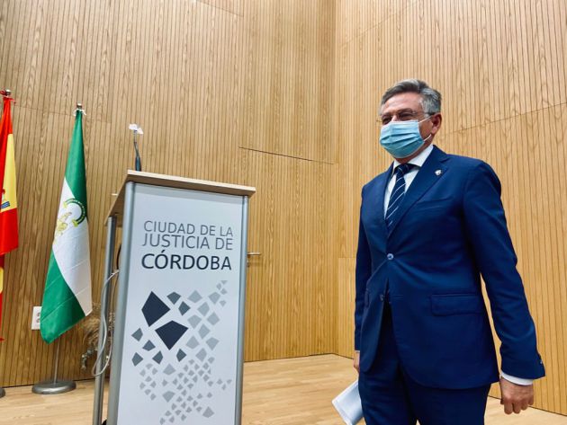 El presidente de la Audiencia Provincial, en la Ciudad de la Justicia El presidente de la Audiencia Provincial, en la Ciudad de la Justicia