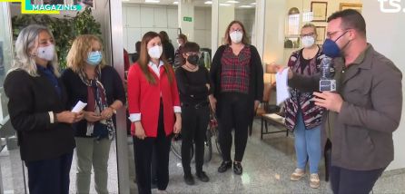 Trabajadoras de la empresa Navarro y Boronad Trabajadoras de la empresa Navarro y Boronad