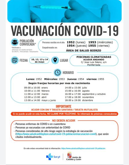 Calendario Vacunación Calendario Vacunación
