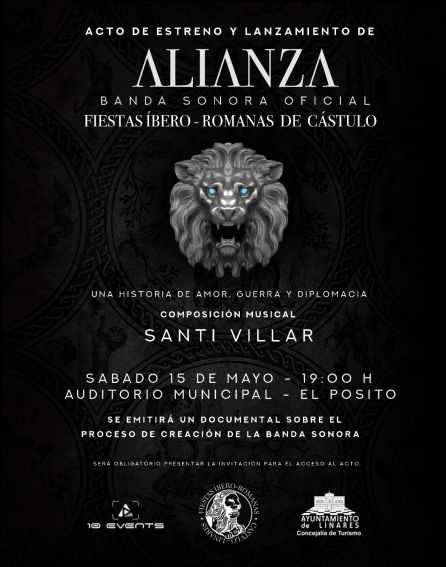 Cartel promocional para la presentación de la BSO de las Fiestas. Cartel promocional para la presentación de la BSO de las Fiestas.