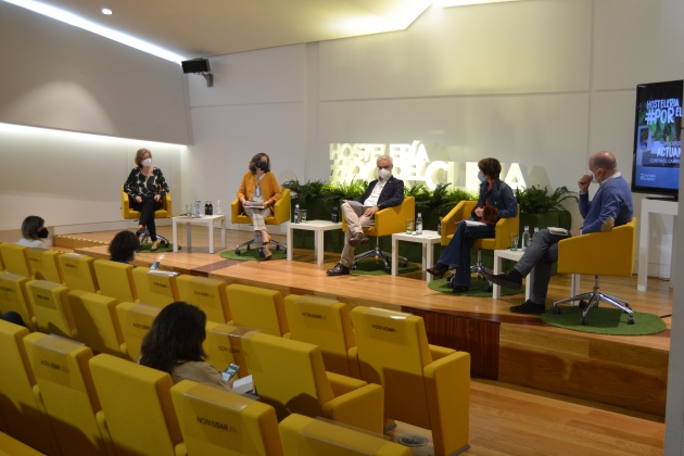 Imagen durante el acto de presentación de Hostelería #PorElClima en Galicia. Imagen durante el acto de presentación de Hostelería #PorElClima en Galicia.