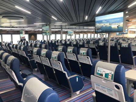 Imagen del interior del barco Imagen del interior del barco
