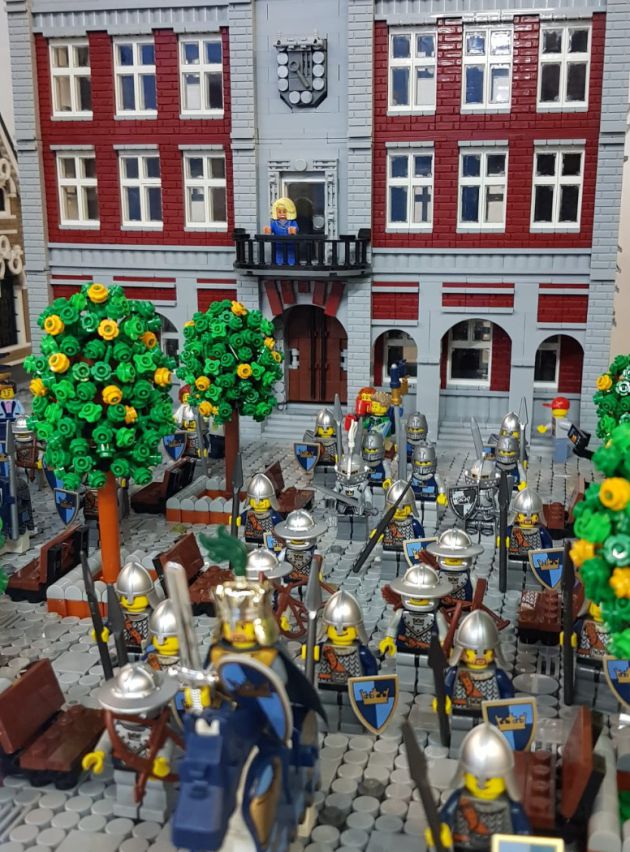 La muestra cuenta con más de 125.000 bloques de Lego La muestra cuenta con más de 125.000 bloques de Lego