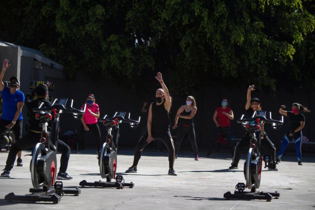 Participantes en un evento simila al Campello Fitness Participantes en un evento simila al Campello Fitness