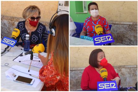 Izquierda: Ascensión Cegarra, Confecciones Cegarra. Arriba: Mercedes "la del teatro". Abajo: Sonia Montoya, presidenta de la Asociación de Vecinos de Pozo Estrecho Izquierda: Ascensión Cegarra, Confecciones Cegarra. Arriba: Mercedes "la del teatro". Abajo: Sonia Montoya, presidenta de la Asociación de Vecinos de Pozo Estrecho