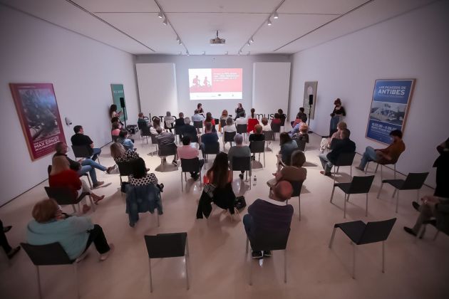 Sala de "el otro museo" del Museo Picasso Málaga durante el coloquio con Pepa Bueno Sala de "el otro museo" del Museo Picasso Málaga durante el coloquio con Pepa Bueno