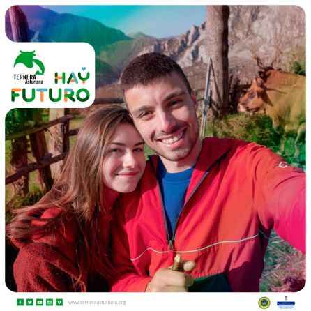 Una pareja de jóvenes ganaderos. Una pareja de jóvenes ganaderos.