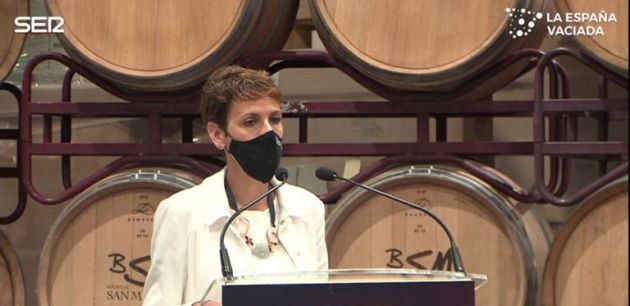 María Chivite, en el foro organizado por la SER María Chivite, en el foro organizado por la SER