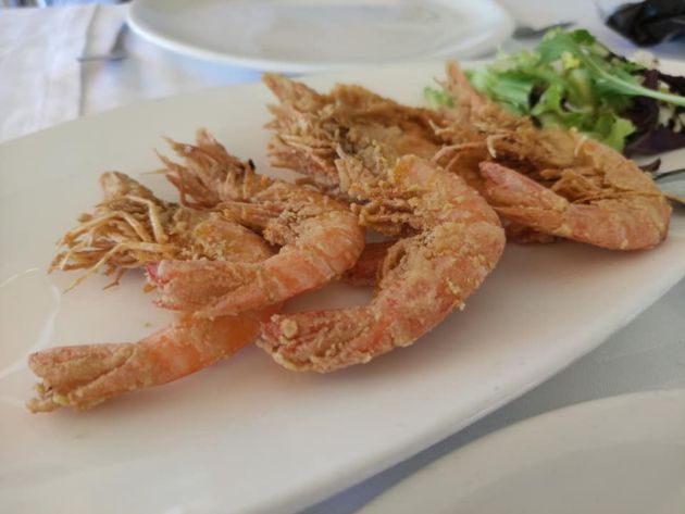 Langostinos chiguatos fritos Langostinos chiguatos fritos
