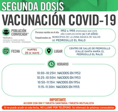 Segundas dosis de Pedrosillo el Ralo Segundas dosis de Pedrosillo el Ralo