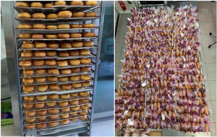 Los 500 donuts enviados al hospital de Gandia Los 500 donuts enviados al hospital de Gandia