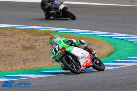 Fabio Greco rueda en el Circuito de Jerez. Fabio Greco rueda en el Circuito de Jerez.