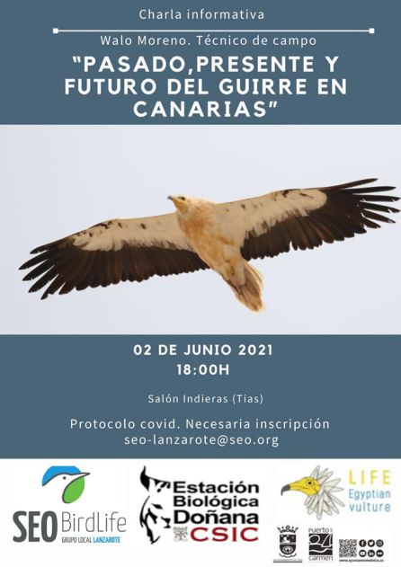 Cartel de la charla informativa a cargo del técnico de campo Walo Moreno. Cartel de la charla informativa a cargo del técnico de campo Walo Moreno.