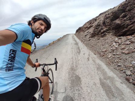 José Juan Luque subiendo hacia el Veleta José Juan Luque subiendo hacia el Veleta