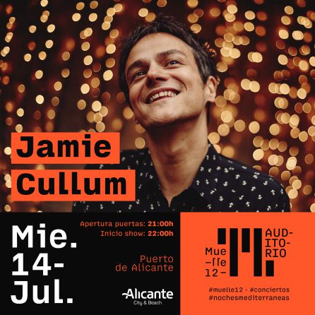 Cartel del concierto de Jamie Cullum. Cartel del concierto de Jamie Cullum.