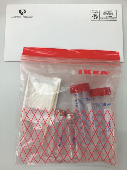 Kit para tomar muestras de sudor Kit para tomar muestras de sudor
