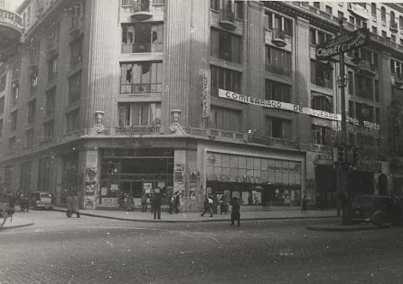 Fotografía de la Gran vía del Archivo Fotográfico de la Delegacion de Propaganda Fotografía de la Gran vía del Archivo Fotográfico de la Delegacion de Propaganda