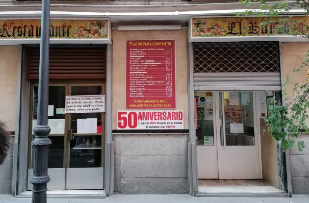 Fachada del restaurante Fachada del restaurante