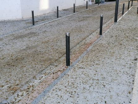 La calle quedó plagada de excrementos ovinos La calle quedó plagada de excrementos ovinos